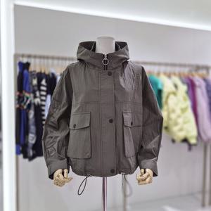 [르니앤맥코이] 밑단 스트링 후드 야상 점퍼 MN04JP074