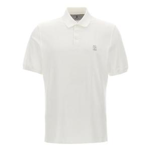 25SS 브루넬로 쿠치넬리 로고 프린트 폴로 셔츠 ME8548770CK640 TP573217002