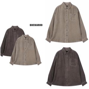 [버커루]남성 실키 다잉 빈티지 긴팔 셔츠 B253SH302USP_US