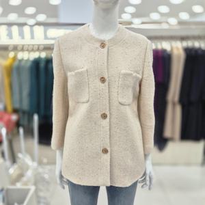 [프렐린]베이지 스팽글  자켓 RJK251S10_SC_SC