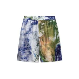 25FW Balmain 실크 숏츠 with 프린트 EH0PA145SE89AAA TP573220429