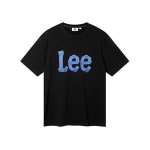 LEE 마스킹 로고 반팔 티셔츠 B1 LE2602ST37 BK
