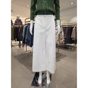 [비꼴리끄] 면 뒷밴딩 세미 와이드 팬츠 B262WS1020