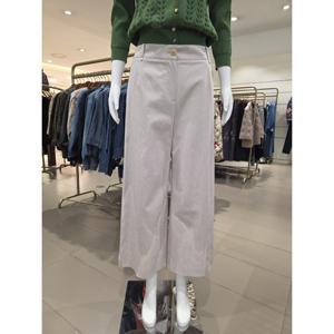 [비꼴리끄] 면 뒷밴딩 세미 와이드 팬츠 B262WS1020950