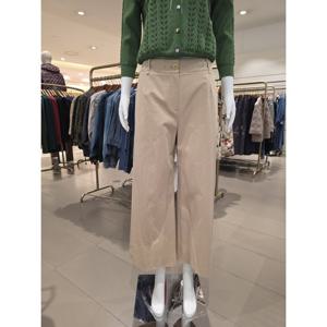 [비꼴리끄] 면 뒷밴딩 세미 와이드 팬츠 B262WS1020850