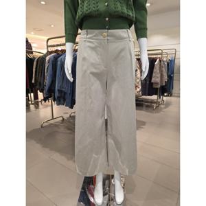 [비꼴리끄] 면 뒷밴딩 세미 와이드 팬츠 B262WS1020410