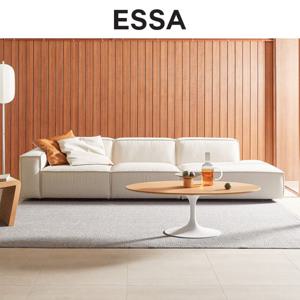 [에싸] 바크 4인 오픈형 리브 패브릭 소파