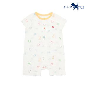 [블루독베이비] 라인 사파리 반팔 우주복_IV (4437004108)