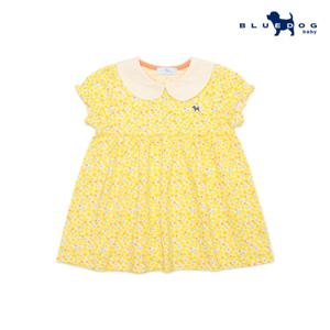 [블루독베이비] 쁘띠 플라워 카라 원피스_YE (4437067401)