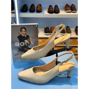 [소다]여성 7cm 슬링백 아이보리 FLO2070_DG