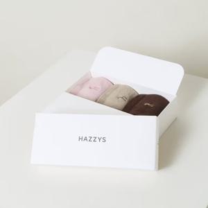 [헤지스] [무압박]면혼방 중목여성 양말3종세트 HISS6E227W2