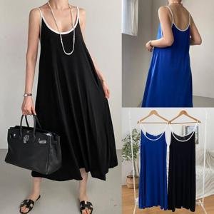 [강물처럼]위쉬몰 BA 화이트라인배색원피스(U895H507) 빅사이즈