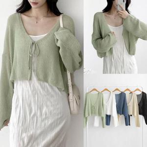 [강물처럼]위쉬몰 BN 생기크롭니트가디건(U899H507) 빅사이즈 (3