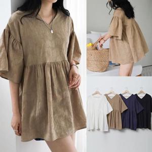 [강물처럼]위쉬몰 BN 자가드펀칭미니원피스(U902H507) 빅사이즈