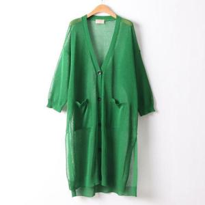 [강물처럼]아이우먼 무지포켓썸머가디건 RMD487M507 빅사이즈 (3