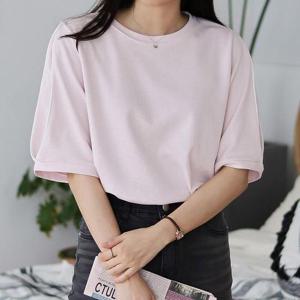 [강물처럼]아이우먼 굿즈트임퍼프소매반팔티 SMU377M507 빅사이