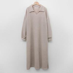 [강물처럼]아이우먼 V넥카라옆트임원피스 NOK536M509 빅사이즈 (