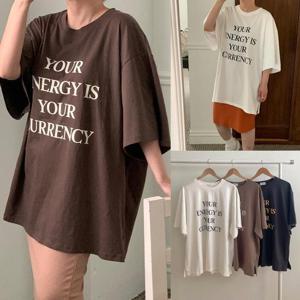 [강물처럼]위쉬몰 MO 유어에너지반팔티셔츠(V202H509) 빅사이즈