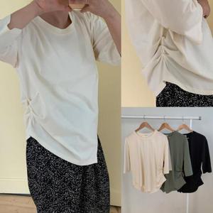 [강물처럼]위쉬몰 MO 옆셔링라운드7부티셔츠(V204H509) 빅사이즈