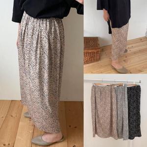 [강물처럼]위쉬몰 MO 호피프린팅밴딩롱스커트(V205H509) 빅사이