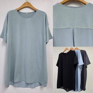 [강물처럼]위쉬몰 RI 니콜시크릿핀턱티셔츠(U525H507) 빅사이즈