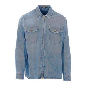 베르사체 데님 셔츠 10207231A163861D190 Blue