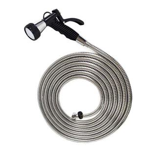 [오너클랜]인기상품 6단분사 5M 스텐레스 메탈호스 분무기세트 [