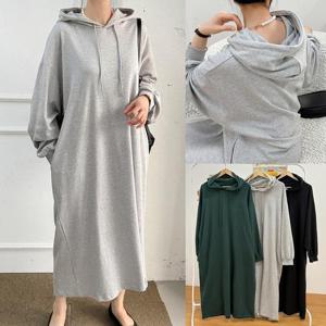 [강물처럼]위쉬몰 RA 주머니후드박시원피스(V233H509) 빅사이즈