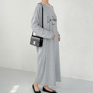 [강물처럼]아이우먼 엘에이라운드스판원피스 BAV245M509 빅사이