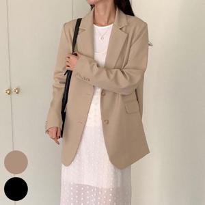 [강물처럼]빅사이즈아우터 S876L509 원픽심플백트임스판자켓 DD