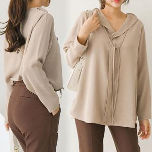 [강물처럼]위쉬몰 NB 숄타이라운드블라우스(B045H509) 빅사이즈