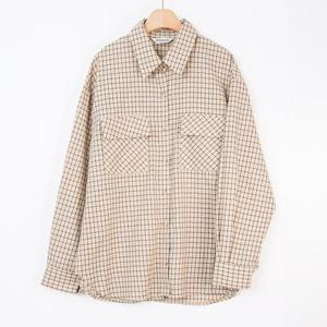[강물처럼]아이우먼 베베오버포켓체크셔츠 WBS555M509 빅사이즈