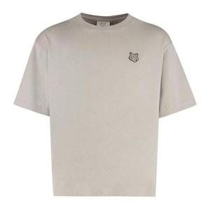 메종키츠네 볼드 폭스헤드 오버사이즈 남성 반팔 티셔츠 LM00107KJ0119-0119