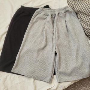 [강물처럼]빅사이즈바지 V261L509 엠보끈밴딩와이드팬츠 GB (412