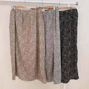 [강물처럼]빅사이즈치마 V205L509 시크물감포인트롱스커트 MO (4