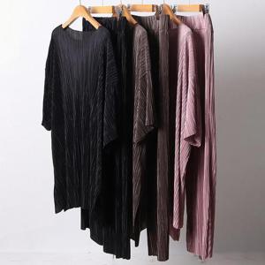 [강물처럼]빅사이즈투피스 F042L509 노라인골지찐빠풀세트 RA (4