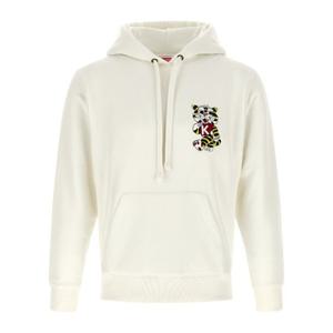 겐조 와일드 타이거 자수 캥거루 후드 티셔츠 FG52HO2084MJ 02