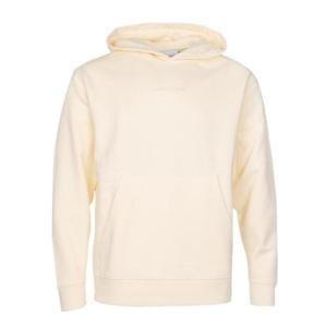 메종키츠네 자수 로고 기모 후드티 에크루 JM00326KM0020