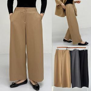 [강물처럼]위쉬몰 RA 와이드뒷밴딩통자팬츠(V290H509) 빅사이즈