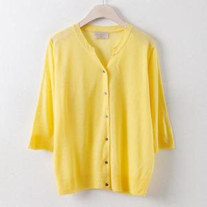 [강물처럼]아이우먼 브이넥칠부가디건 RM0314M509 빅사이즈 (413