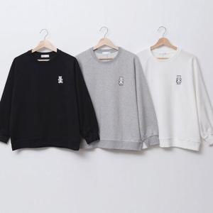 [강물처럼]빅사이즈티 V259L509 하리베어나그랑맨투맨 SM (41290