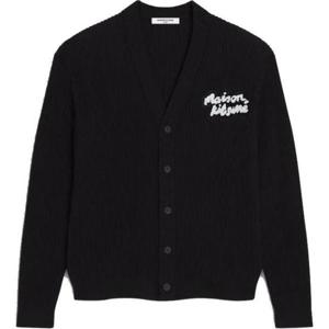 MAISON KITSUNE 메종키츠네 25 HANDWRITING COMFORT RIBBED CARDIGAN(OM00505KT1126-P199)