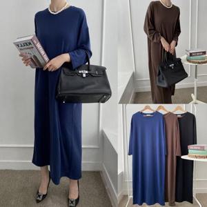 [강물처럼]위쉬몰 RA 텐션스판라운드원피스(V330H509) 빅사이즈