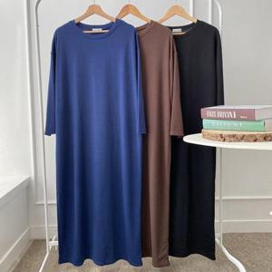 [강물처럼]빅사이즈원피스 V330L509 데일리쫀쫀스판원피스 RA (4