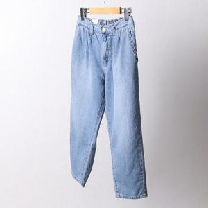 [강물처럼]빅사이즈바지 D541L509 데님뒷밴드배기팬츠 LO (41487