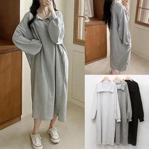 [강물처럼]위쉬몰 YY 오픈카라포켓롱원피스(V329H509) 빅사이즈