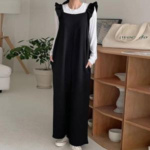 [강물처럼]아이우먼 셔링띠와이드점프수트 ARV310M509 빅사이즈