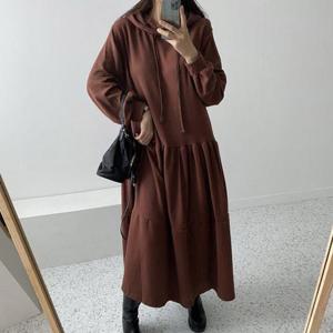 [강물처럼]아이우먼 긴팔후드프릴캉캉원피스 RAV311M509 빅사이