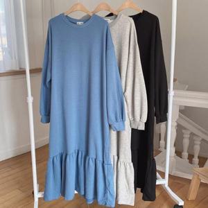 [강물처럼]빅사이즈원피스 V313L509 캉캉볼륨박시핏원피스 RA (4