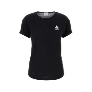 26SS 콜디아 KOLDIA 로고 린넨 티셔츠 블랙 TS0315FB A1N10E 01BK